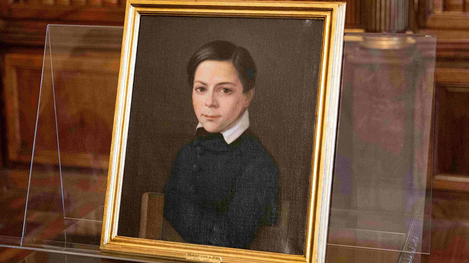 Culutra restituye el cuadro 'Don Francisco Giner de los Ríos, niño', incautado por el franquismo Culutra restituye el cuadro 'Don Francisco Giner de los Ríos, niño', incautado por el franquismo