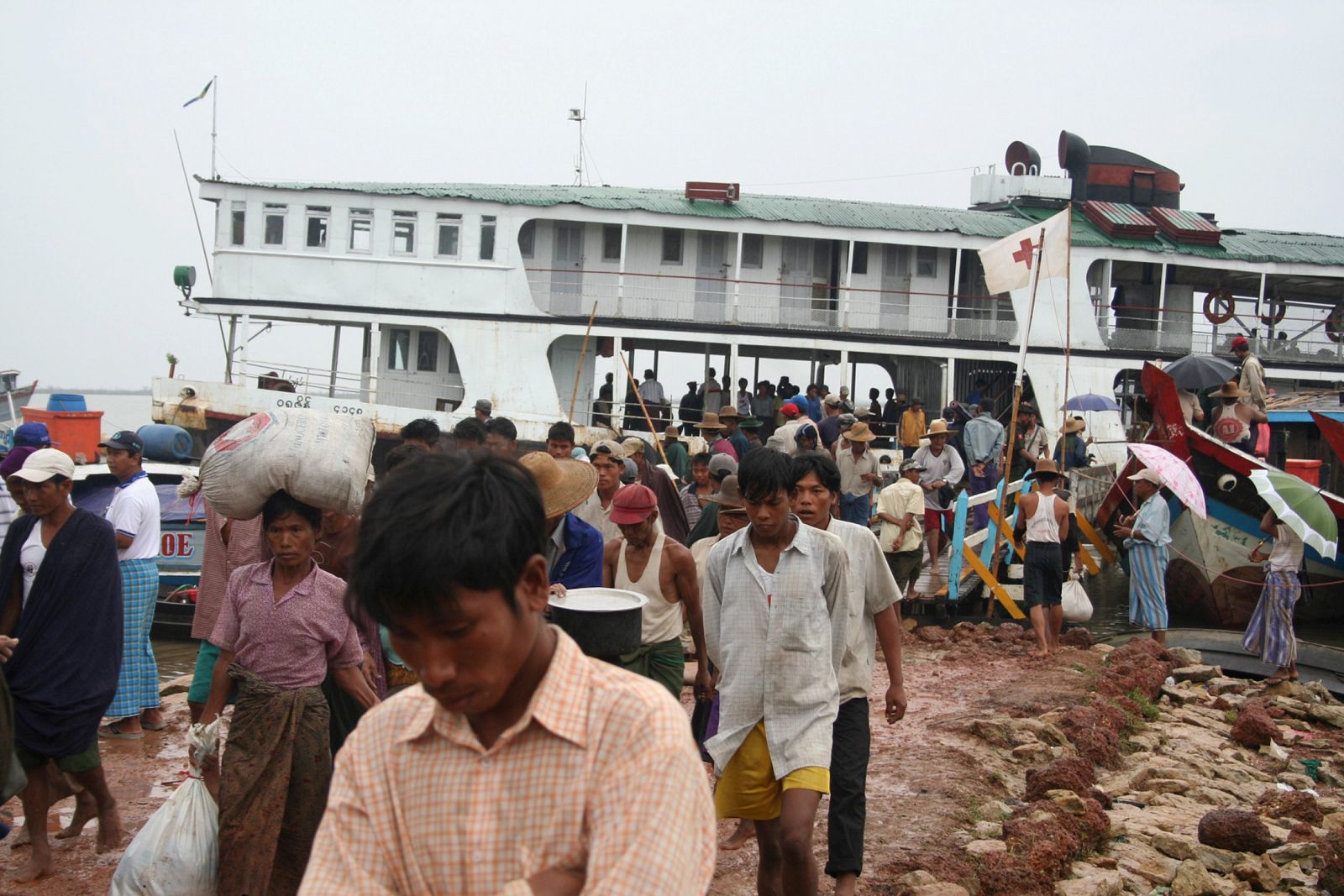 Los desplazados del ciclón Nargis, en Birmania