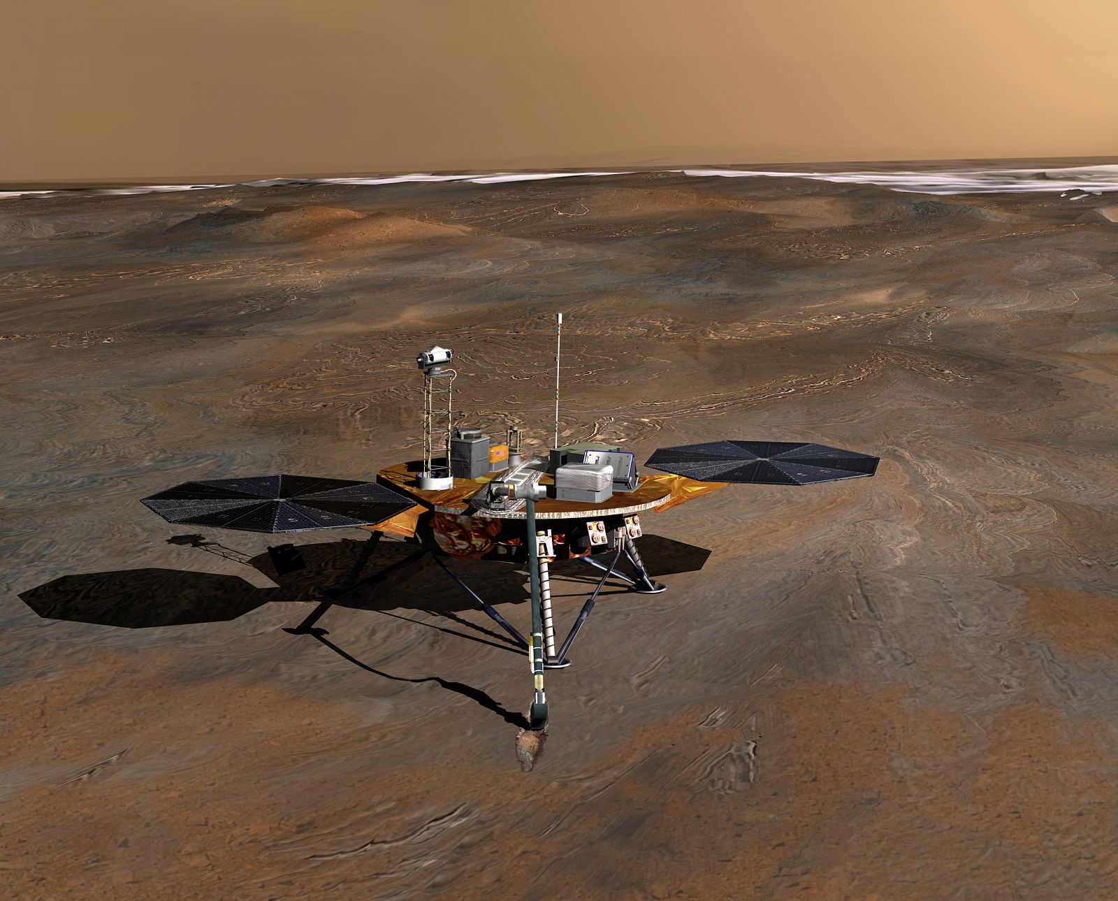 La sonda Phoenix aterrizará sobre Marte el próximo 25 de mayo.