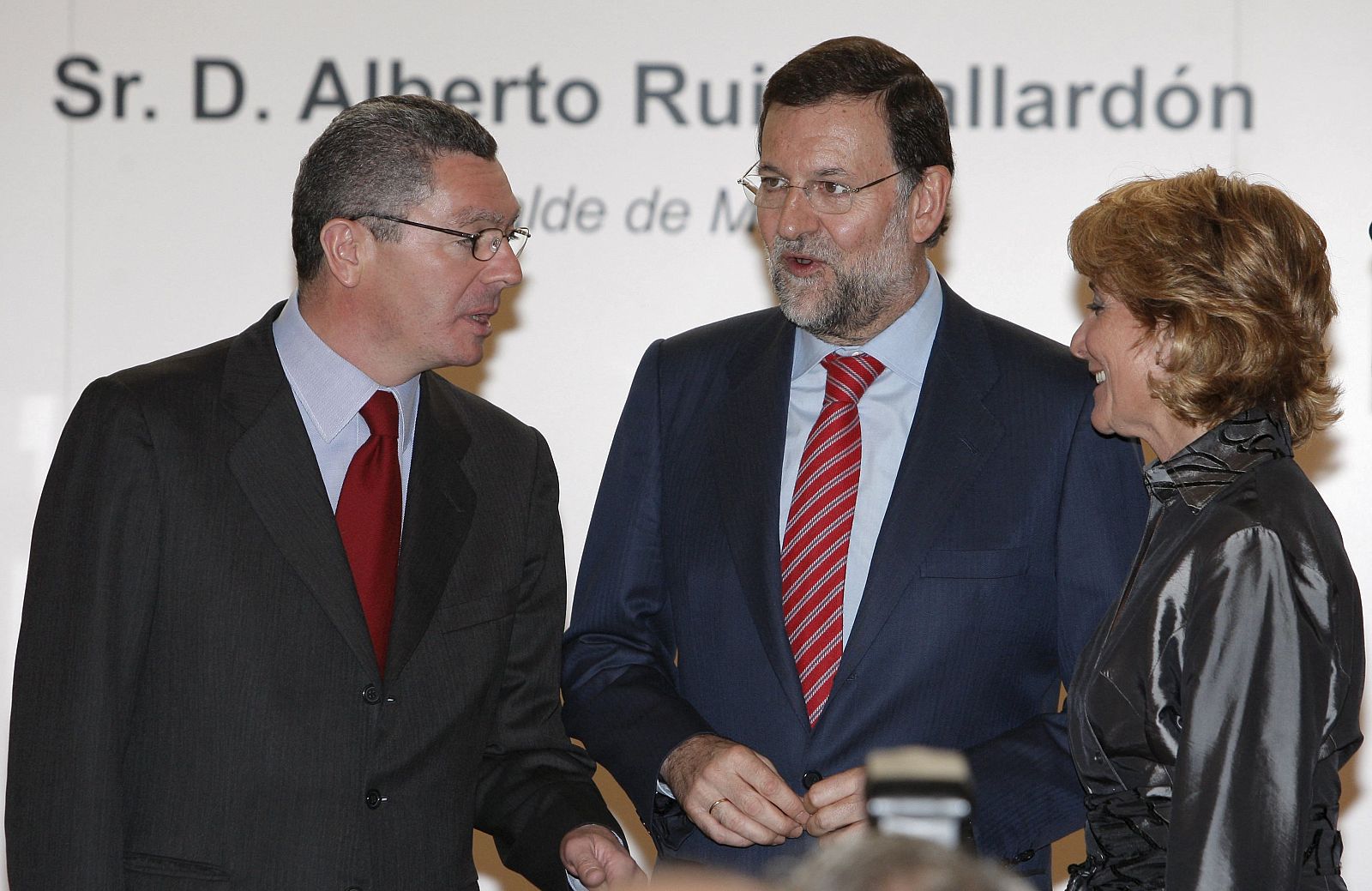 Rajoy, Aguirre y Gallardón, en una foto de archivo