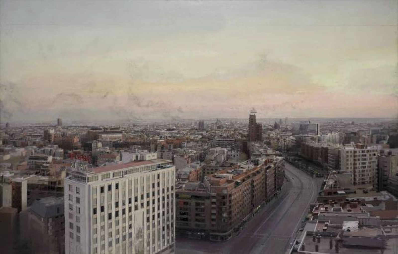 El cuadro "Madrid desde Torres Blancas", de Antonio López ...