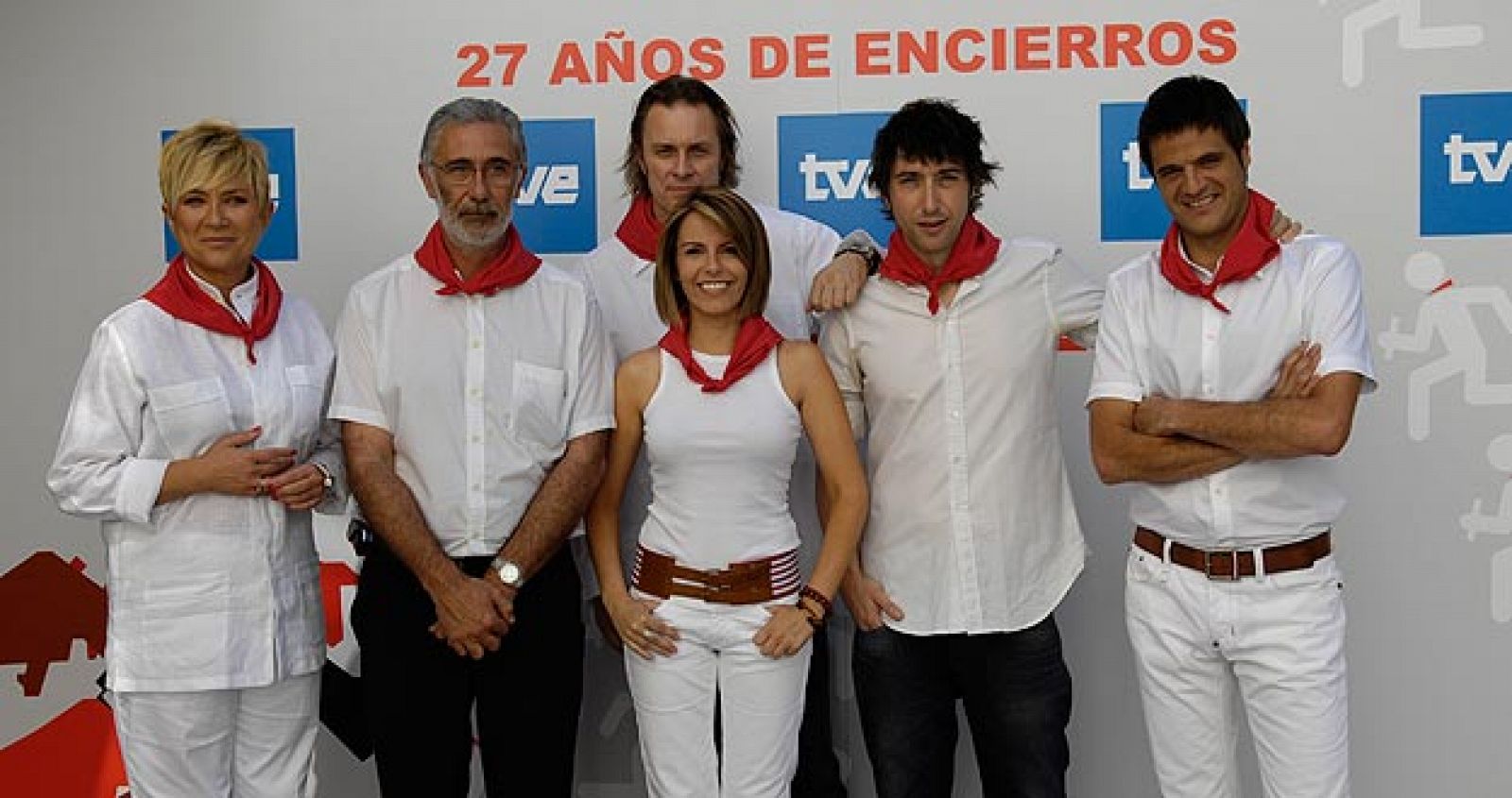 De izquierda a derecha, Inés Ballester, Javier Solano, Tom Kallene, Pilar García Muñiz, Toni Garrido e Iñaki del Moral.