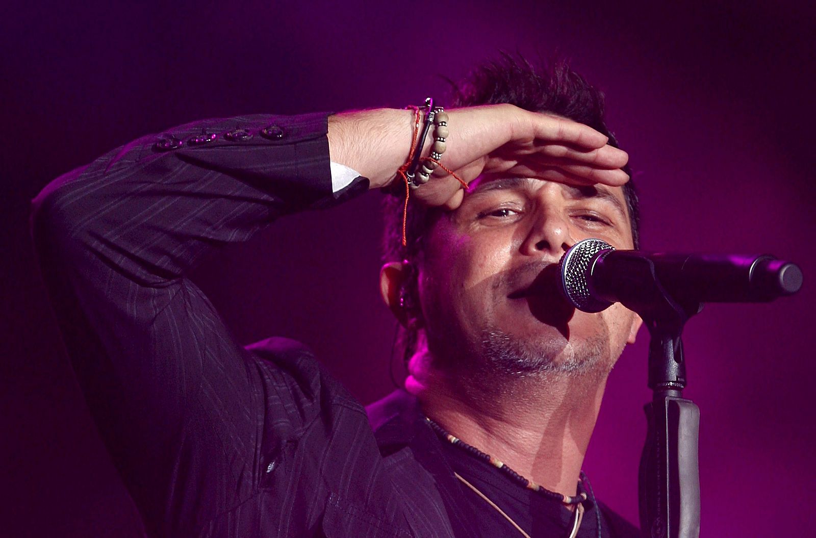 El cantante Alejandro Sanz, durante su actuación en el Festival Rock in Río.