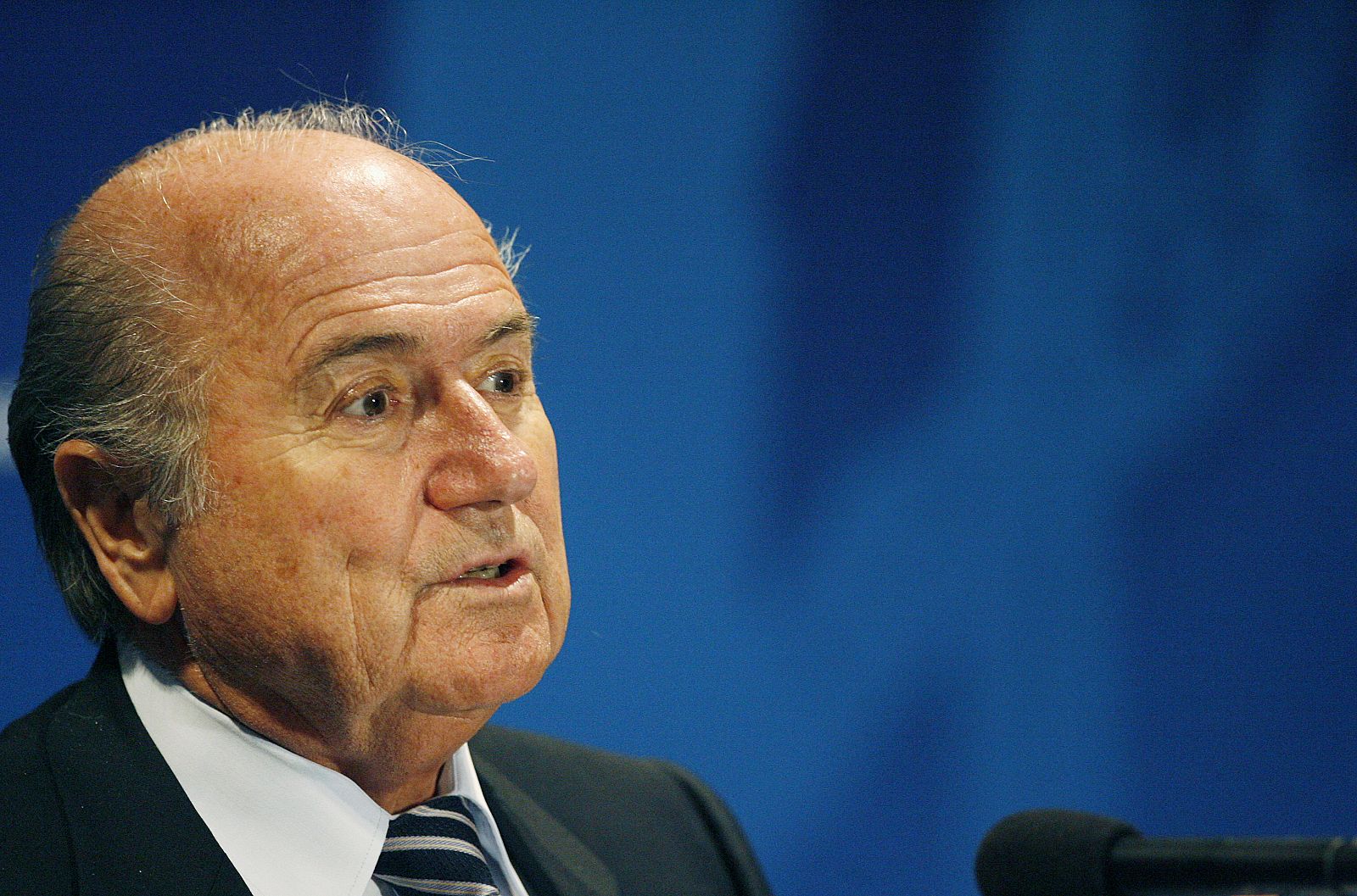 El presidente de la FIFA Joseph S. Blatter