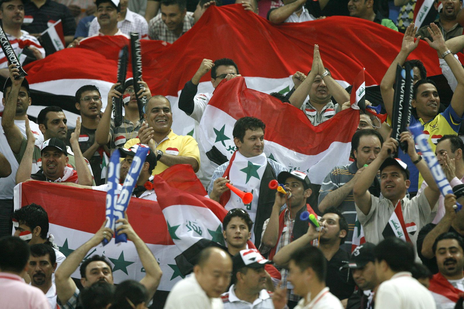 Los aficionados iraquíes no podrán celebrar los éxitos de sus atletas.