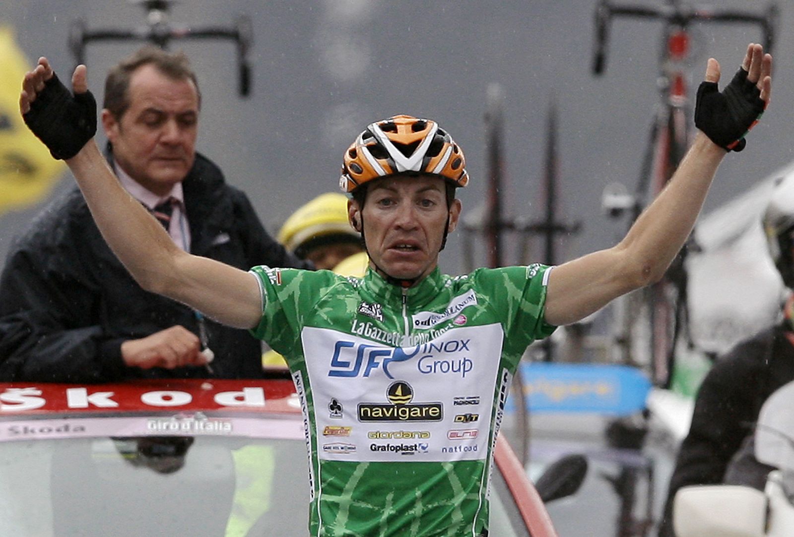 Emanuele Sella fue el rey de la montaña en el pasado Giro