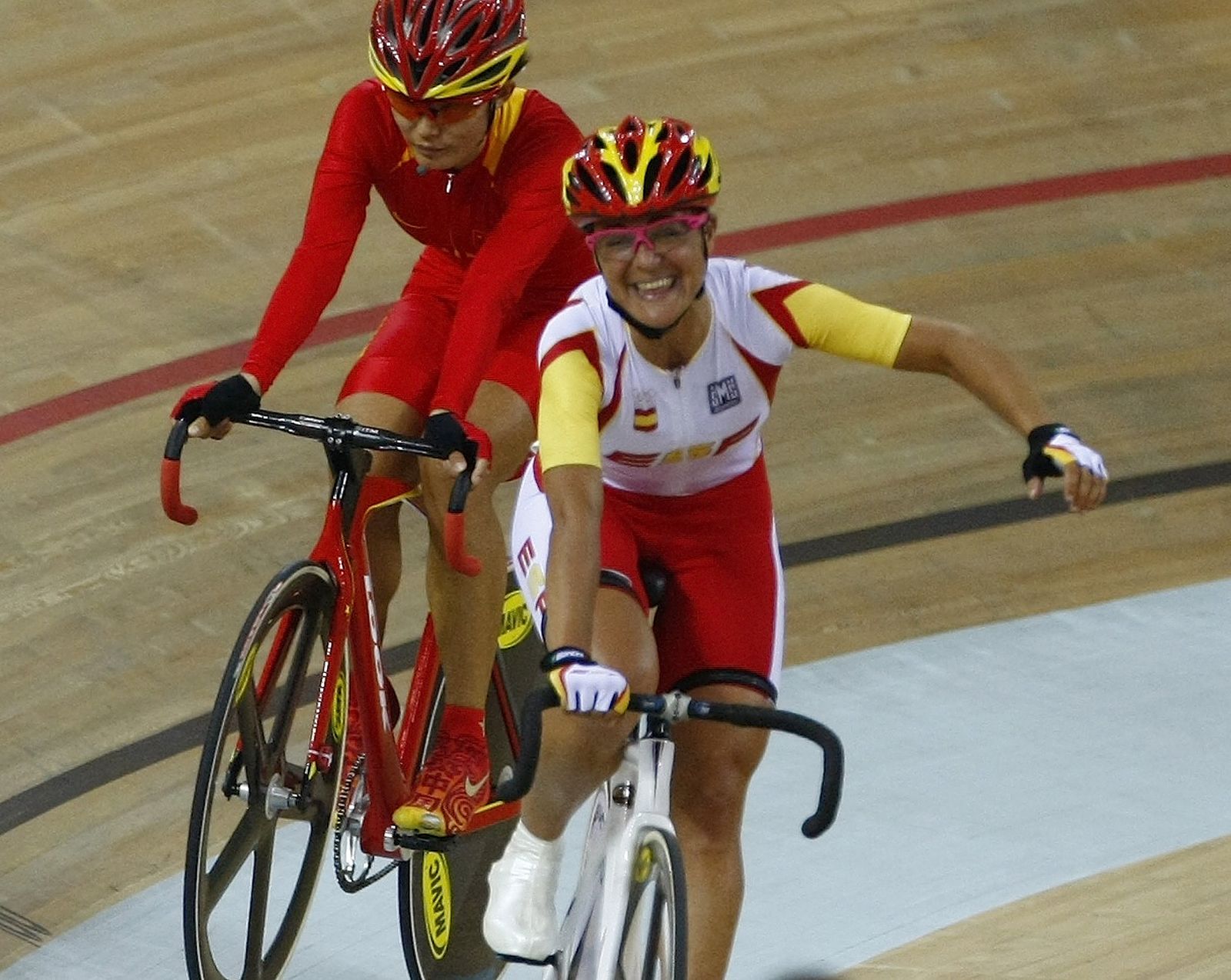 La española Leire Olaberría ha conseguido la medalla de bronce en la prueba de puntuación femenina.