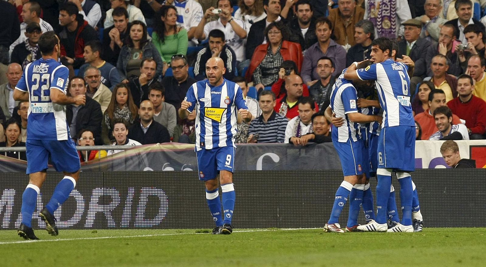 El Espanyol ha sacado un punto de su visita al Santiago Bernabéu.