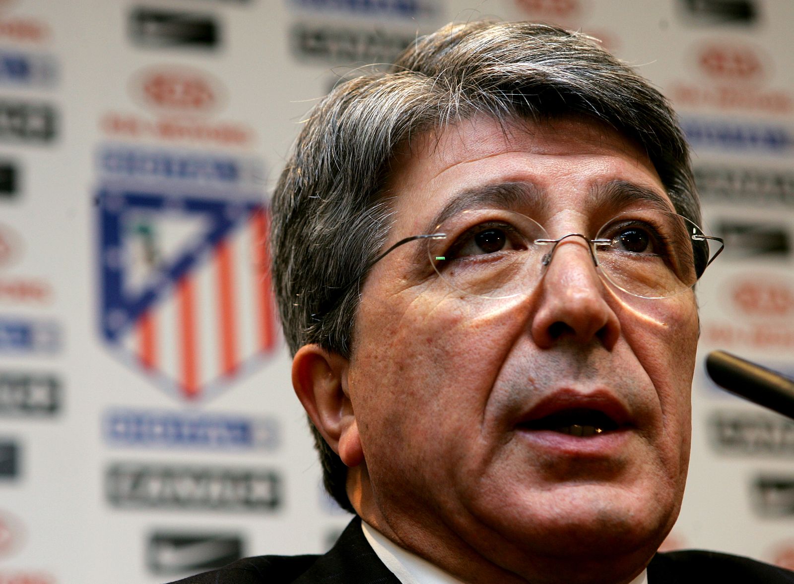 El presidente del Atlético de Madrid, Enrique Cerezo, en una imagen de archivo.