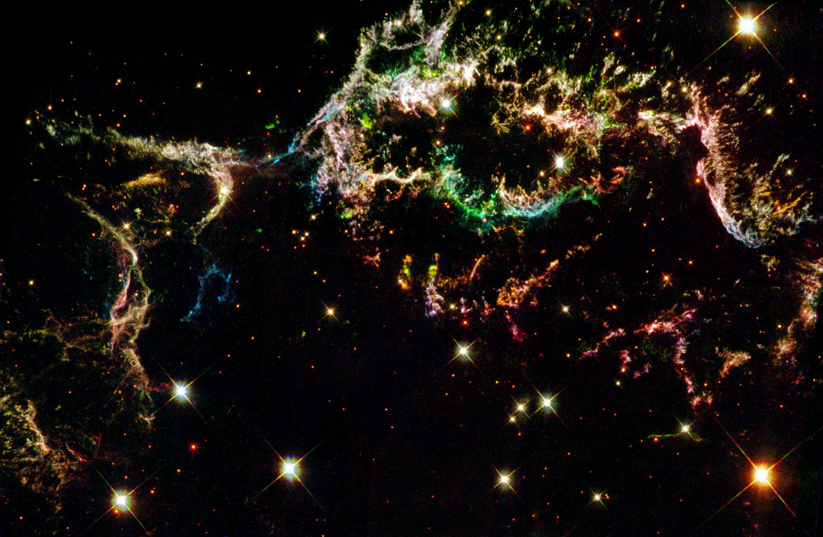 Imagen de una antigua supernova captada por el telescopio espacial Hubble.