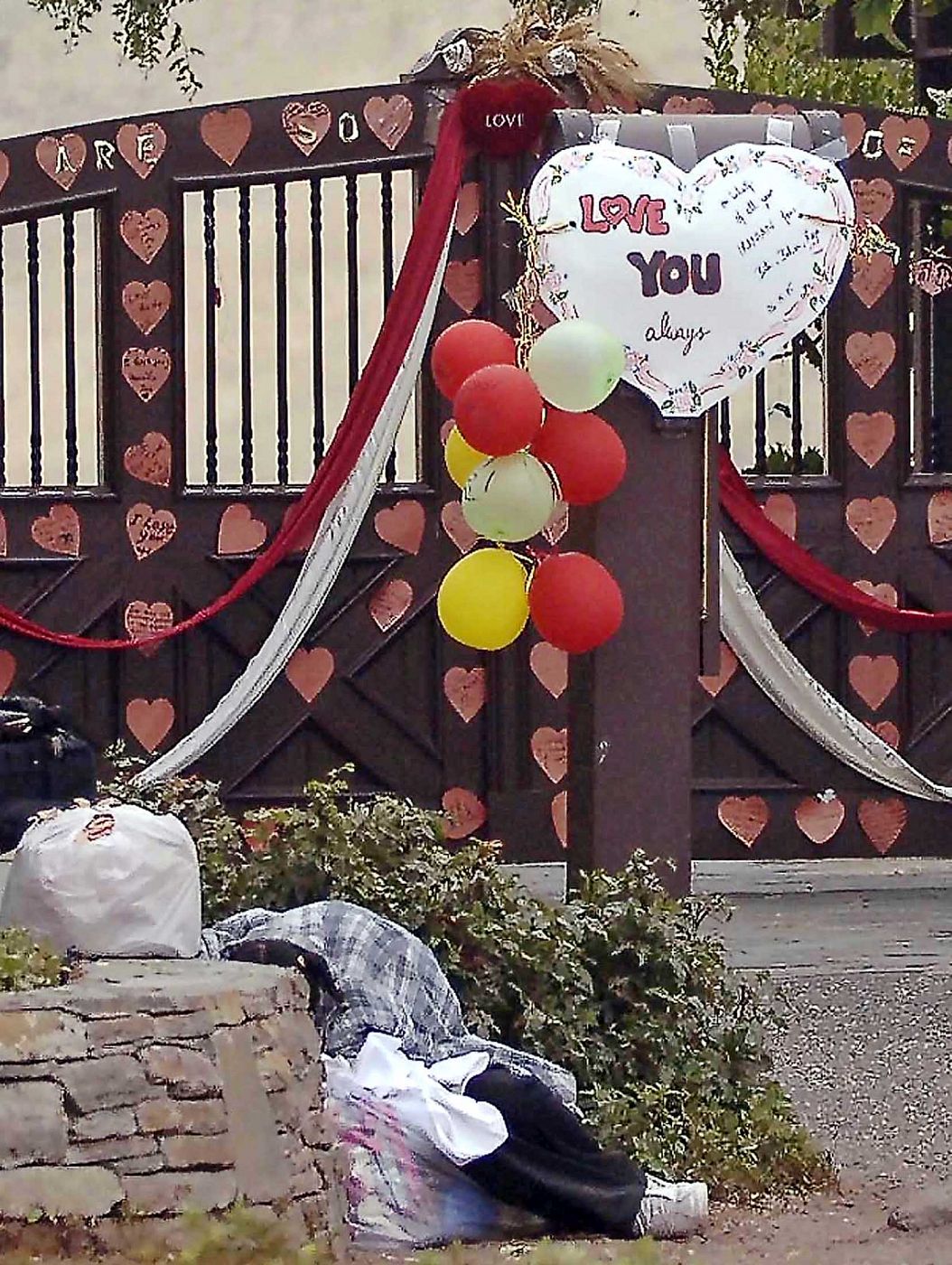 Puertas del rancho de Neverland de Michael Jackson, que saldrán a la venta.