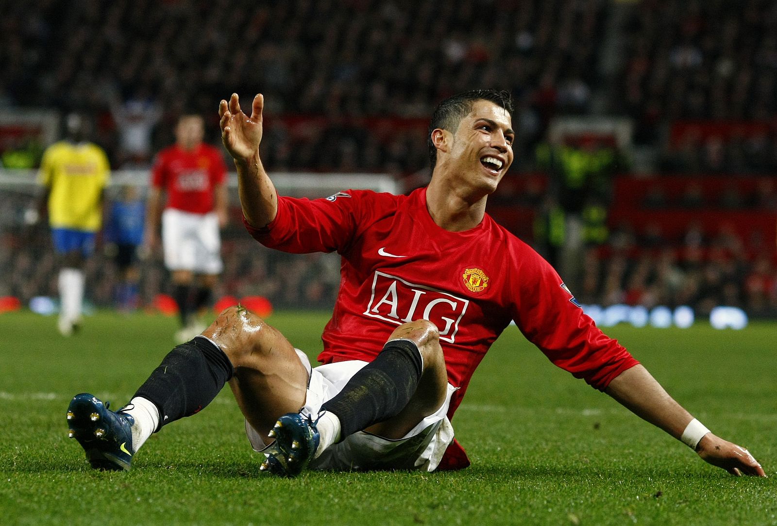 Cristiano Ronaldo, durante un partido de la Premier League, ante el Stoke City.