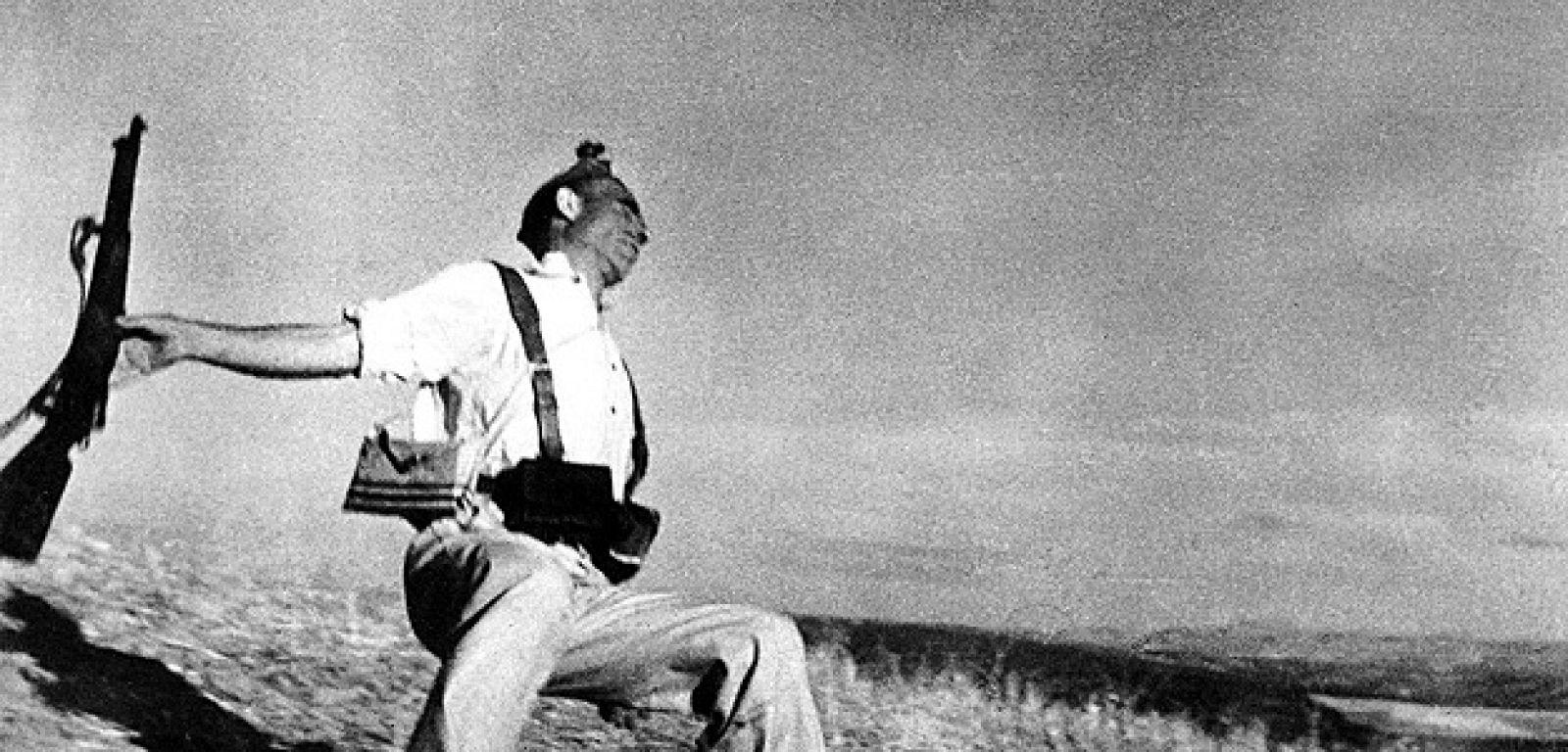 Muerte de un miliciano: famosa instantánea de Robert Capa.