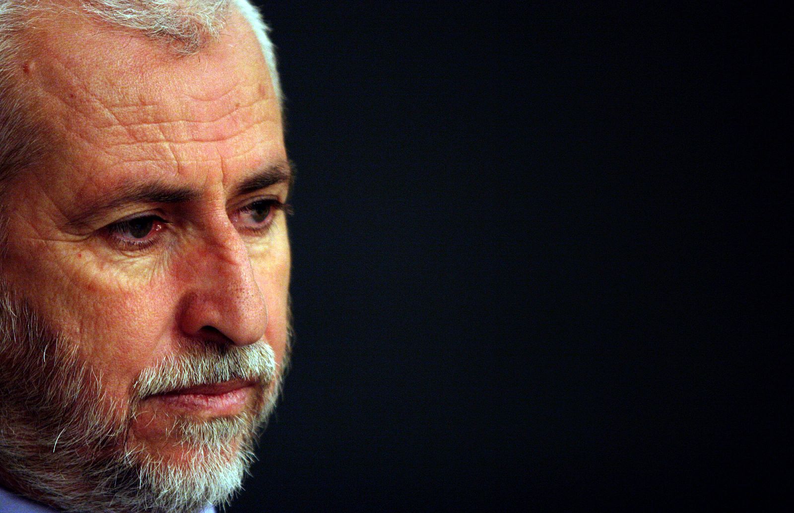 El ministro de Interior de Hamás durante una conferencia de prensa en El Cairo, en 2006.