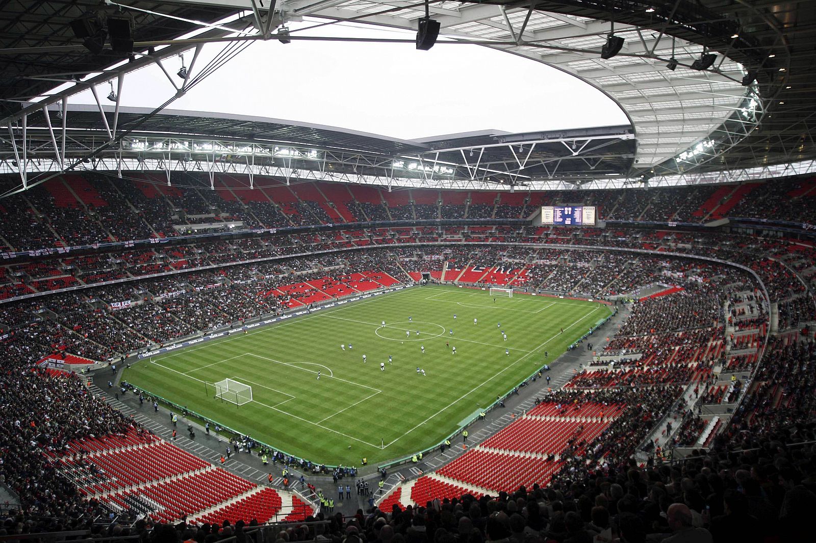 Vista del Estadio de Wembley de Londres