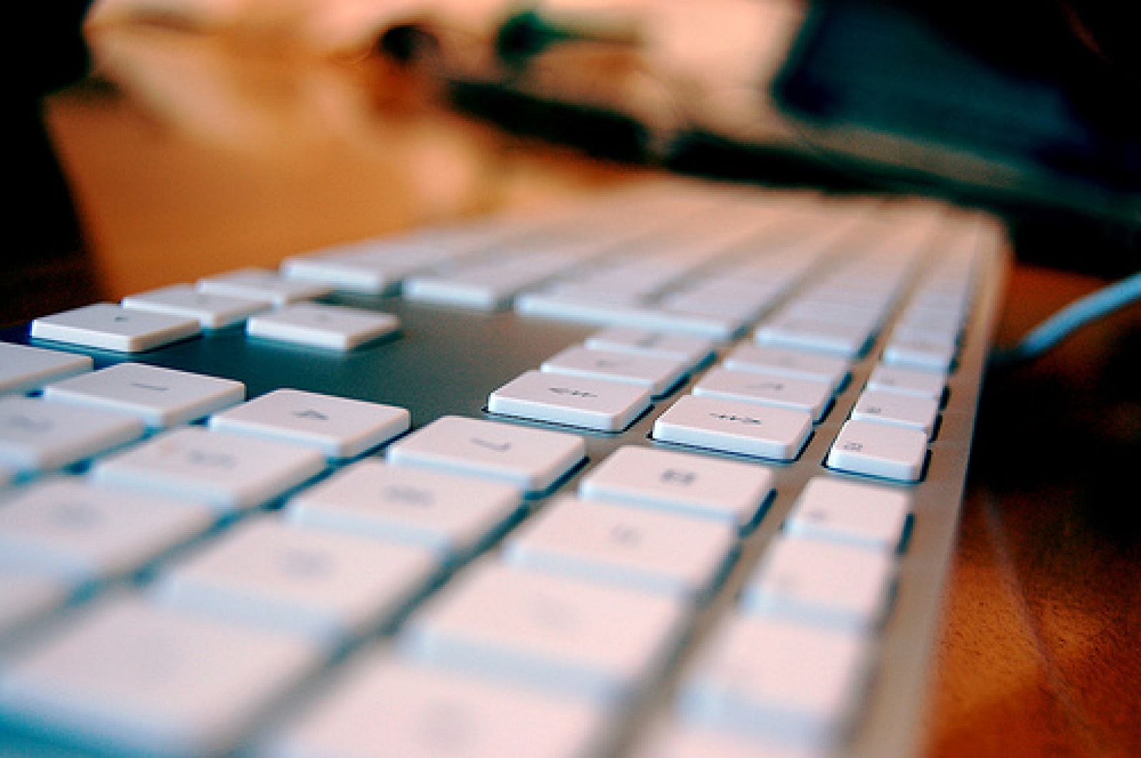 Foto de archivo de un teclado de ordenador