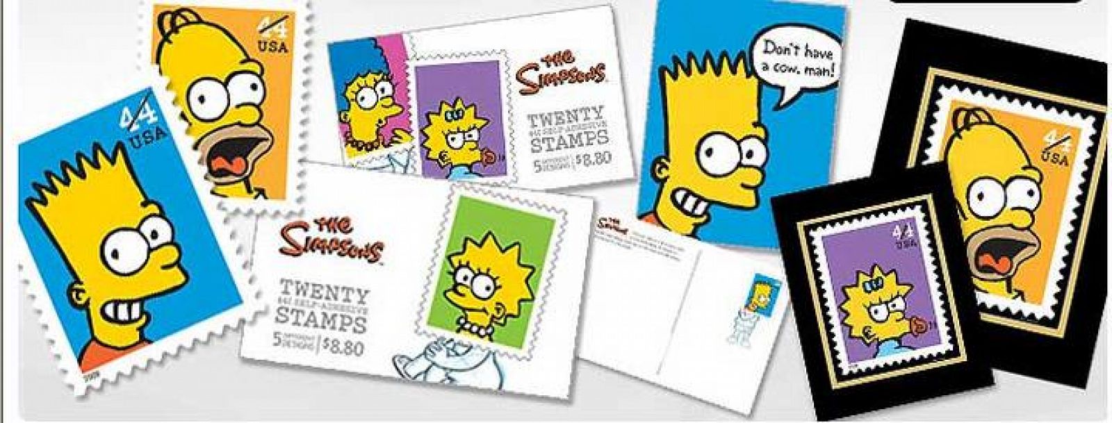 Nuevos sellos de la familia Simpsons