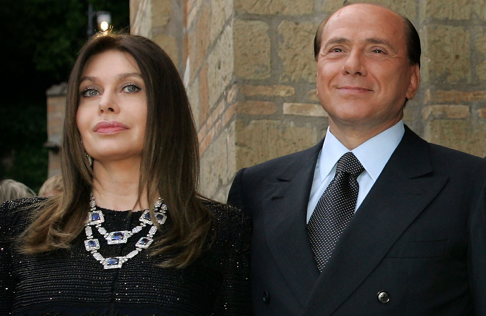 Silvio Berlusconi y su esposa Veronica Lario en Roma