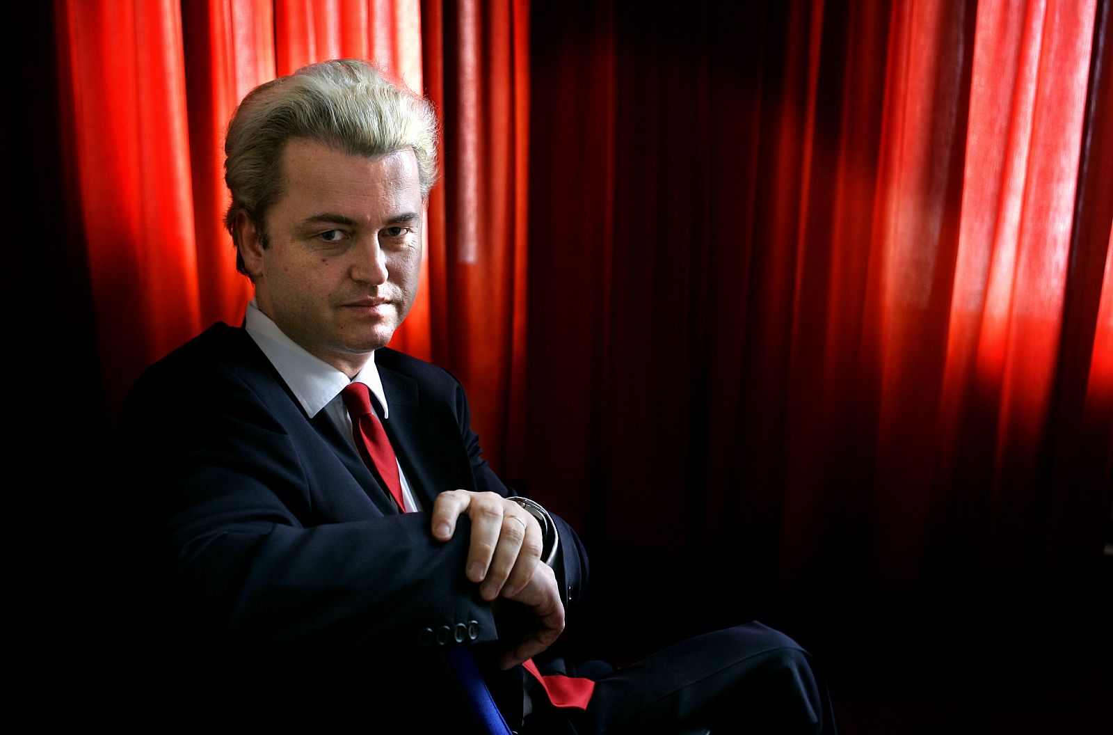 Geert Wilders, en la sede del parlamento holandés.