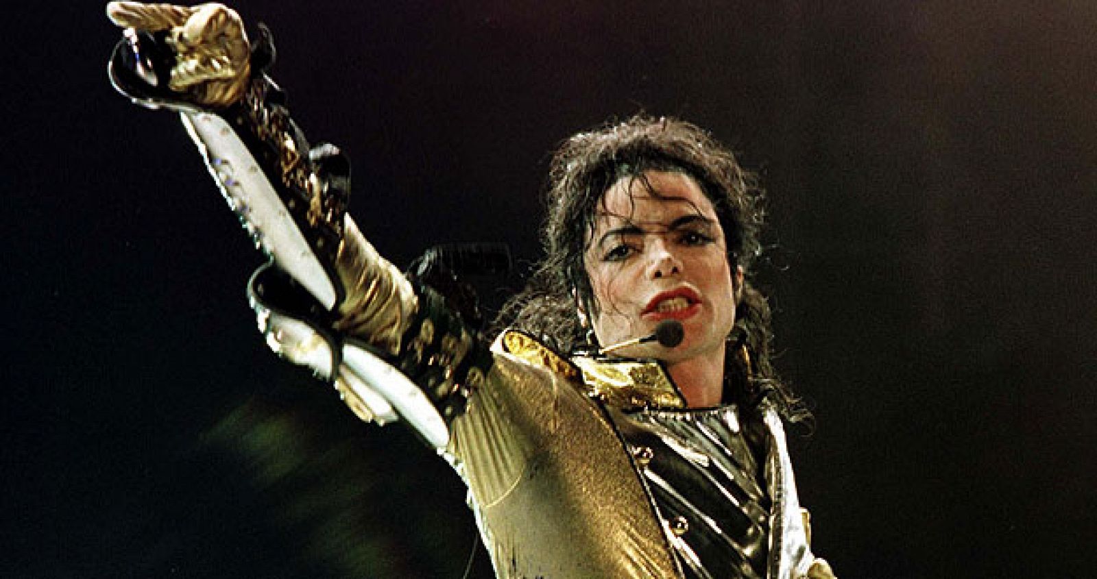 Michael Jackson en un concierto en Viena
