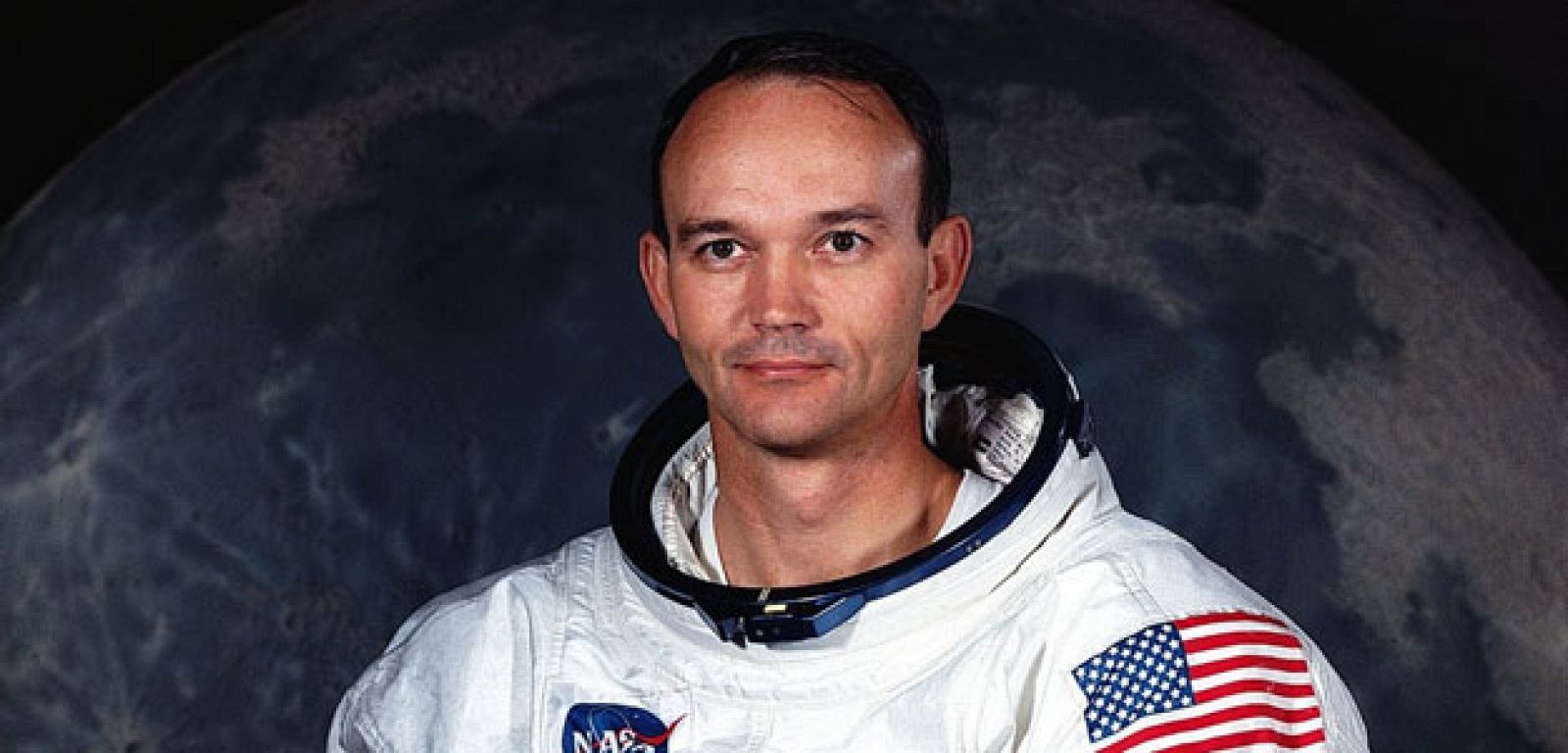 Michael Collins, piloto del Apolo 11. Permaneció en la nave mientras sus compañeros pisaban la Luna por primera vez en la Historia.