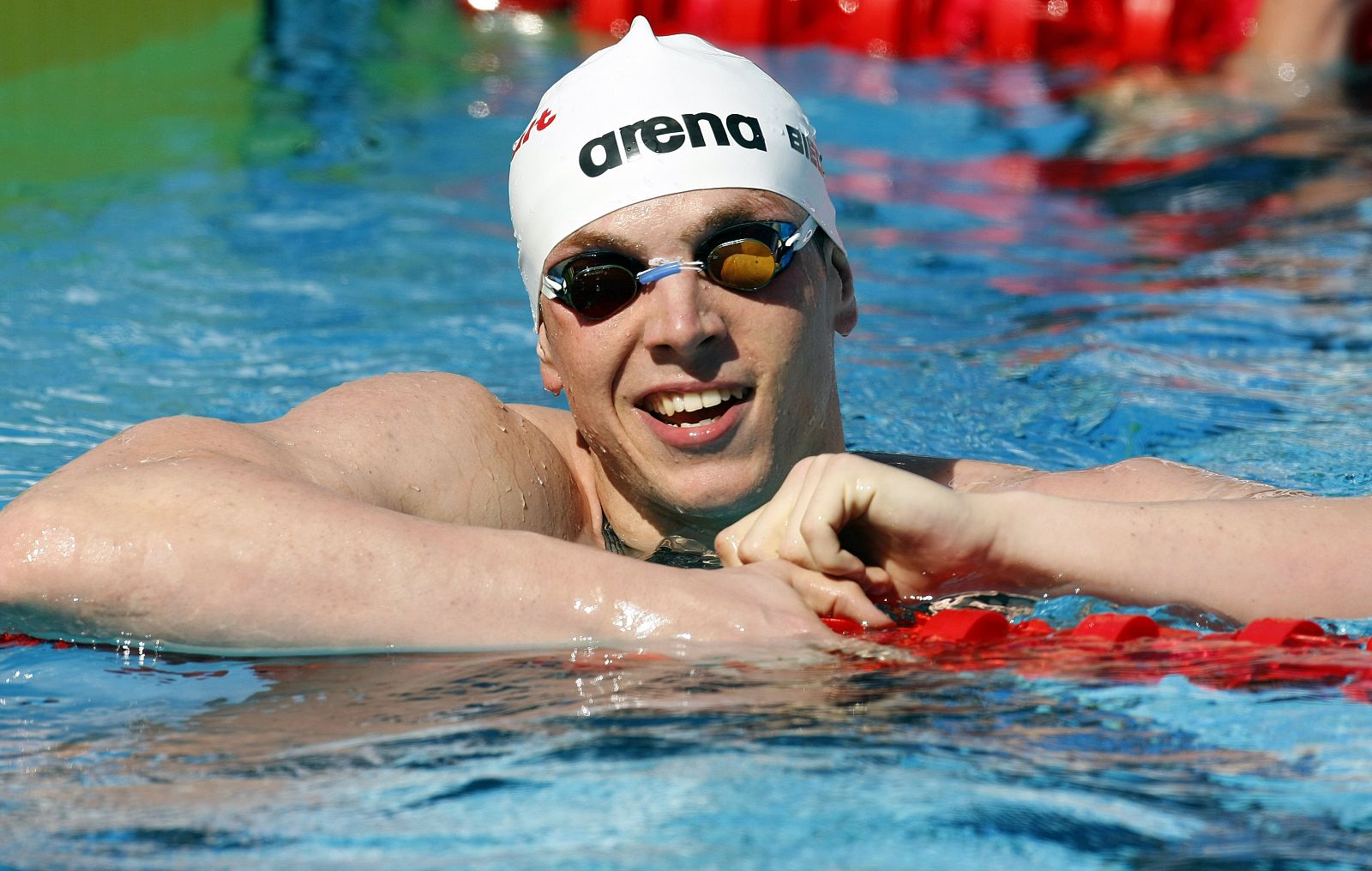 El alemán Paul Biedermann en la piscina del Mundial de Roma.