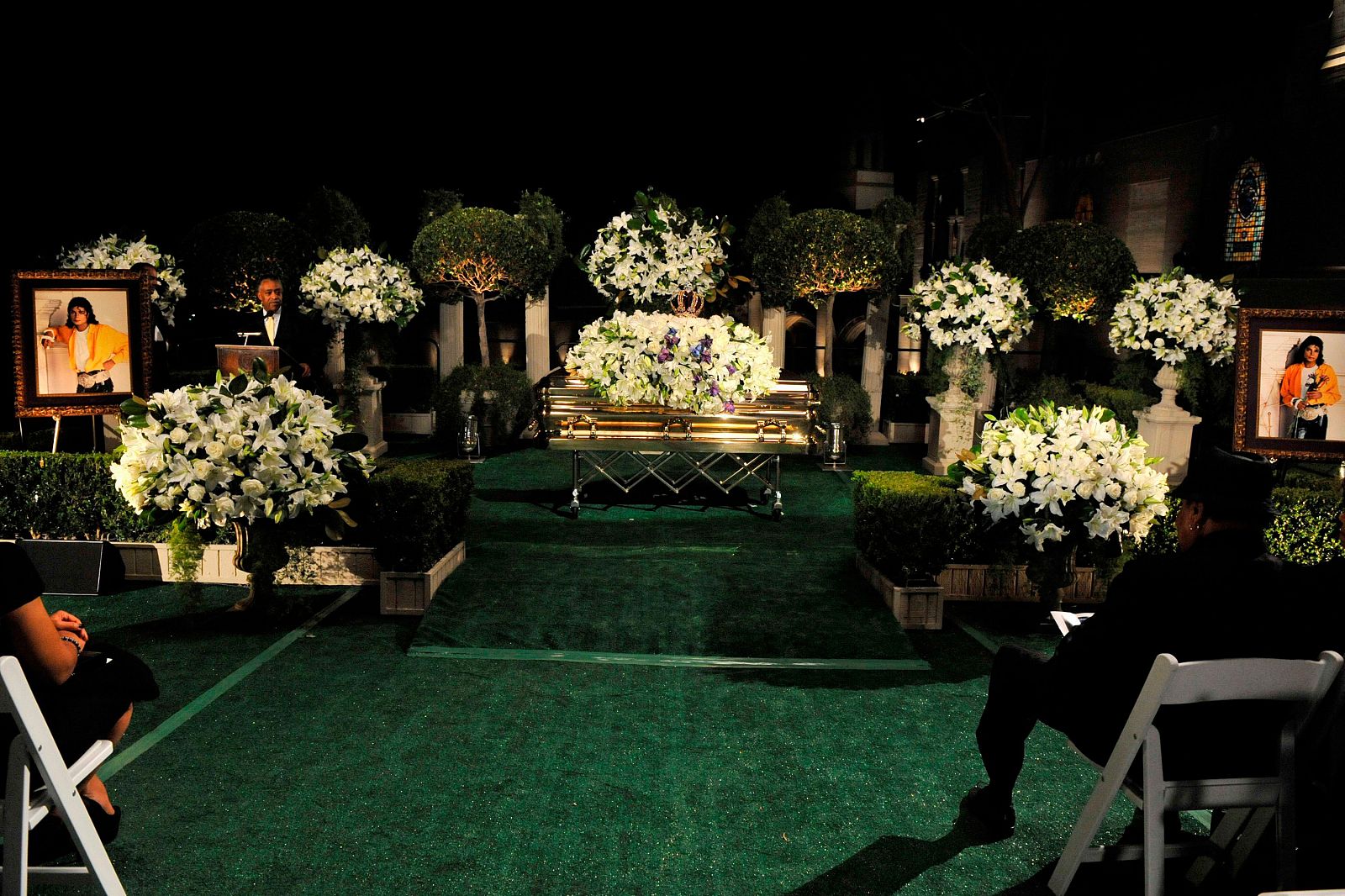 El entierro de Michael Jackson en imágenes