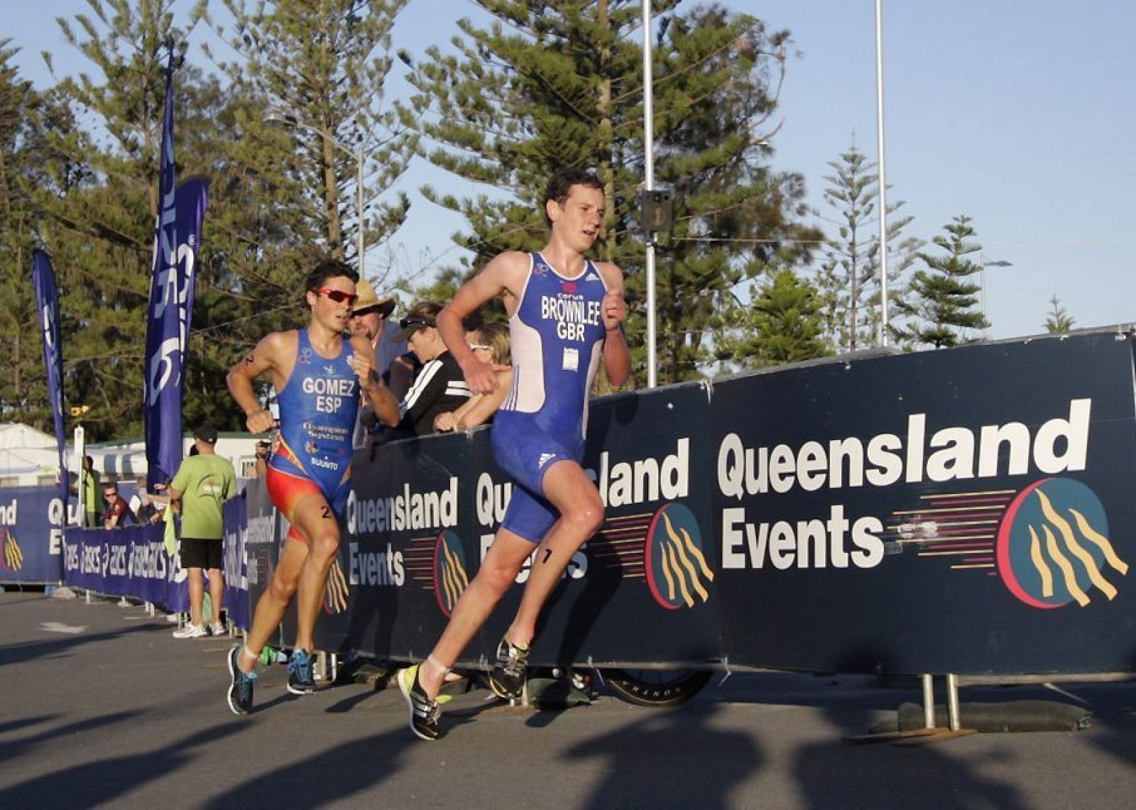 Gómez Noya durante la celebración del campeonato mundial de triatlón en Gold Coast (Australia) donde acabó segundo