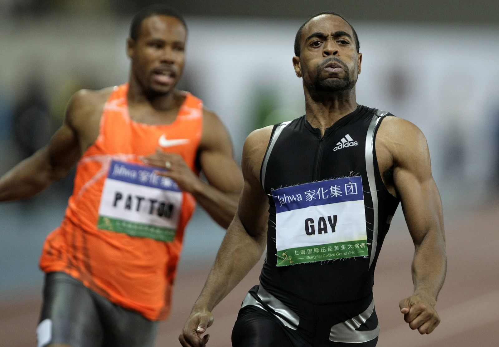 Tyson Gay corrió los 100 metros en Shanghai 9.69, la segunda mejor marca de la historia