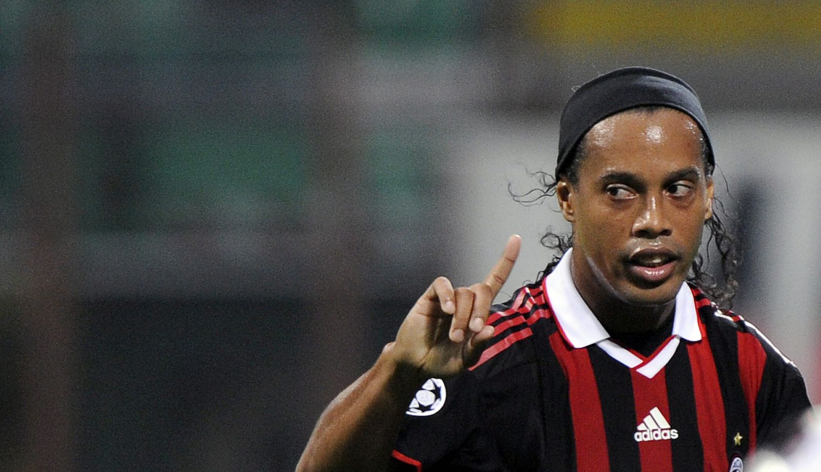 Ronaldinho, autor del tanto 'rossonero' ante el Atalanta.