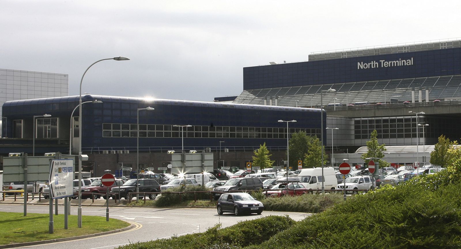 Vista de la Terminal Norte del aeropuerto de Gatwick