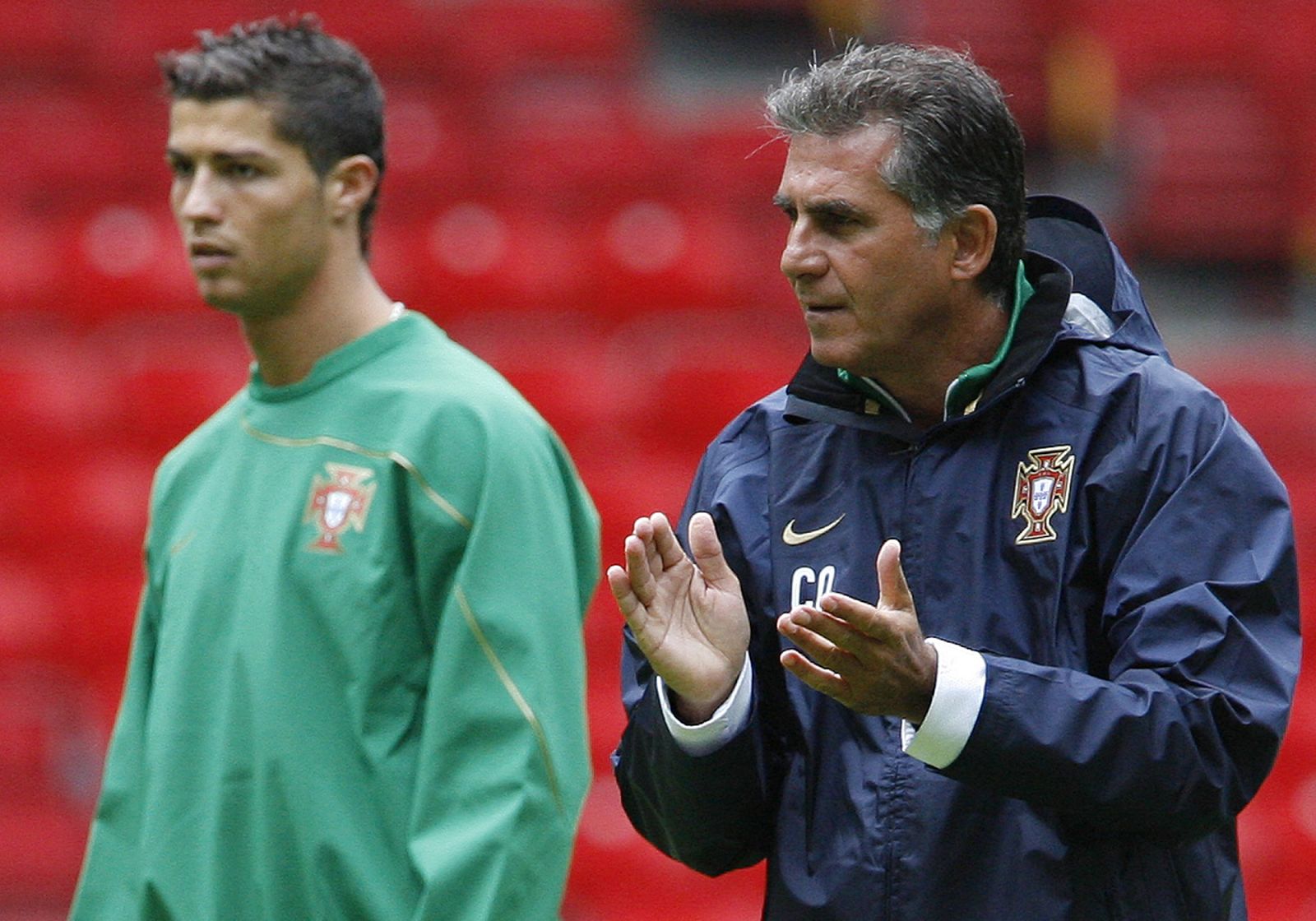 Carlos Queiroz quiere tener a Cristiano Ronaldo disponible para la repesca del Mundial que se juega Portugal con Bosnia.