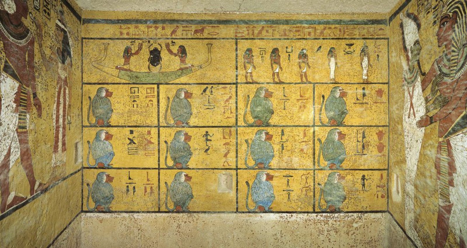Los muros de la tumba de Tutankamón empezarán a restaurarse  tras verse dañados por el paso de los años y el numeroso público que visita la tumba.