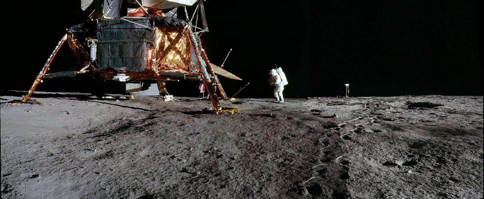 La misión Apolo 12 aterrizó en el llamado 'Océano de las Tormentas'.