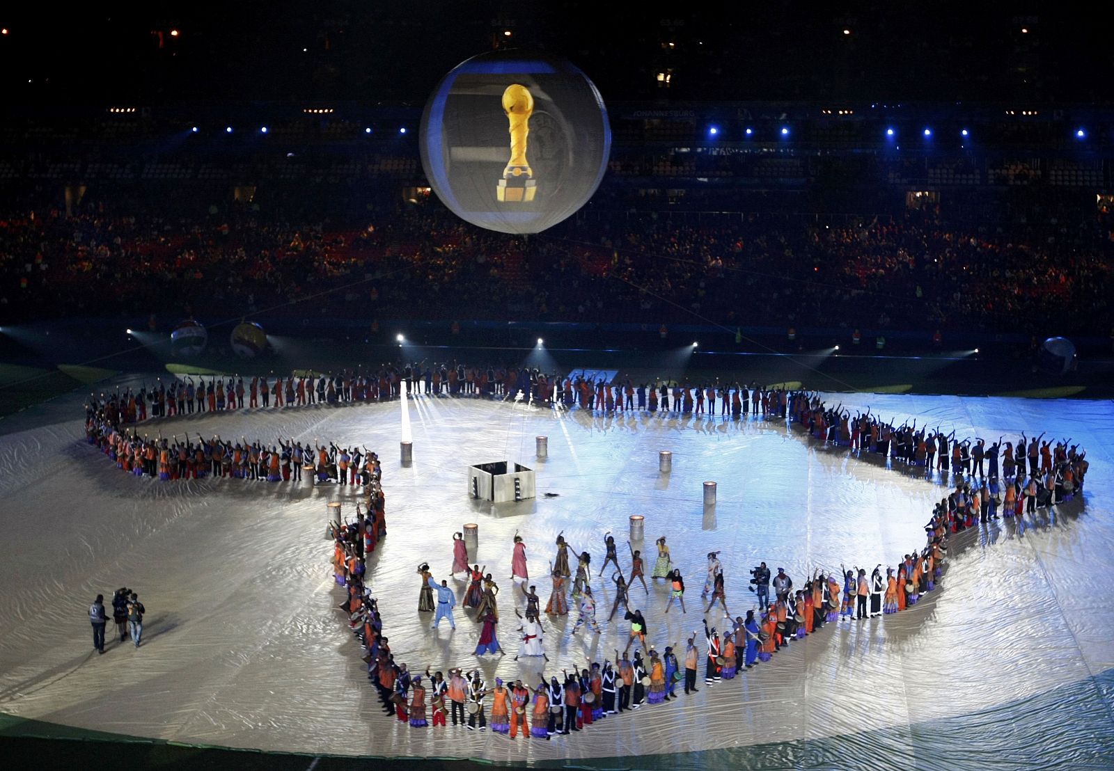 Ceremonia de clausura de la Copa Confederaciones que sirvió como la antesala del Mundial