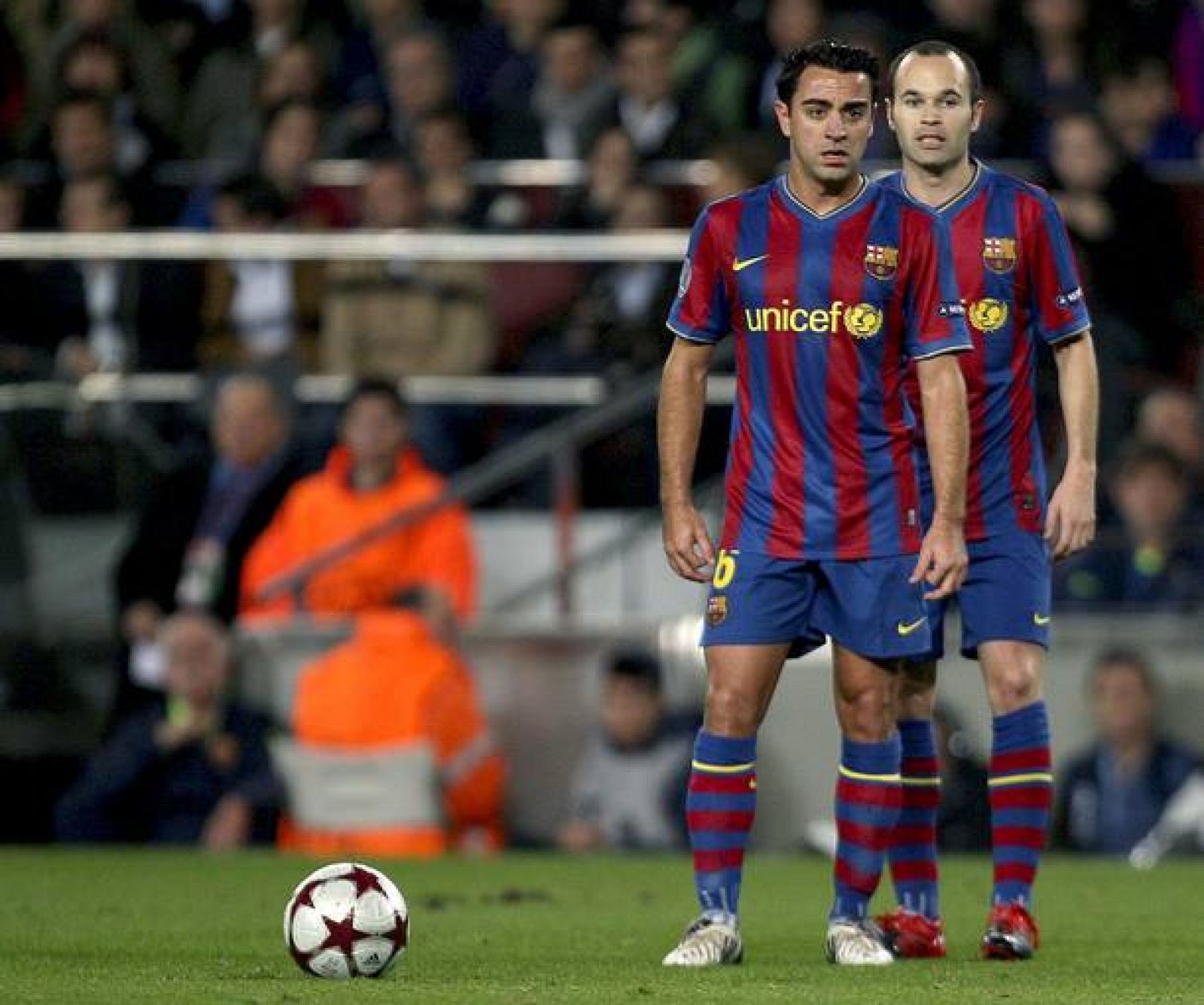 Xavi Hernandez y Andrés Iniesta están entre los mejores jugadores del mundo.