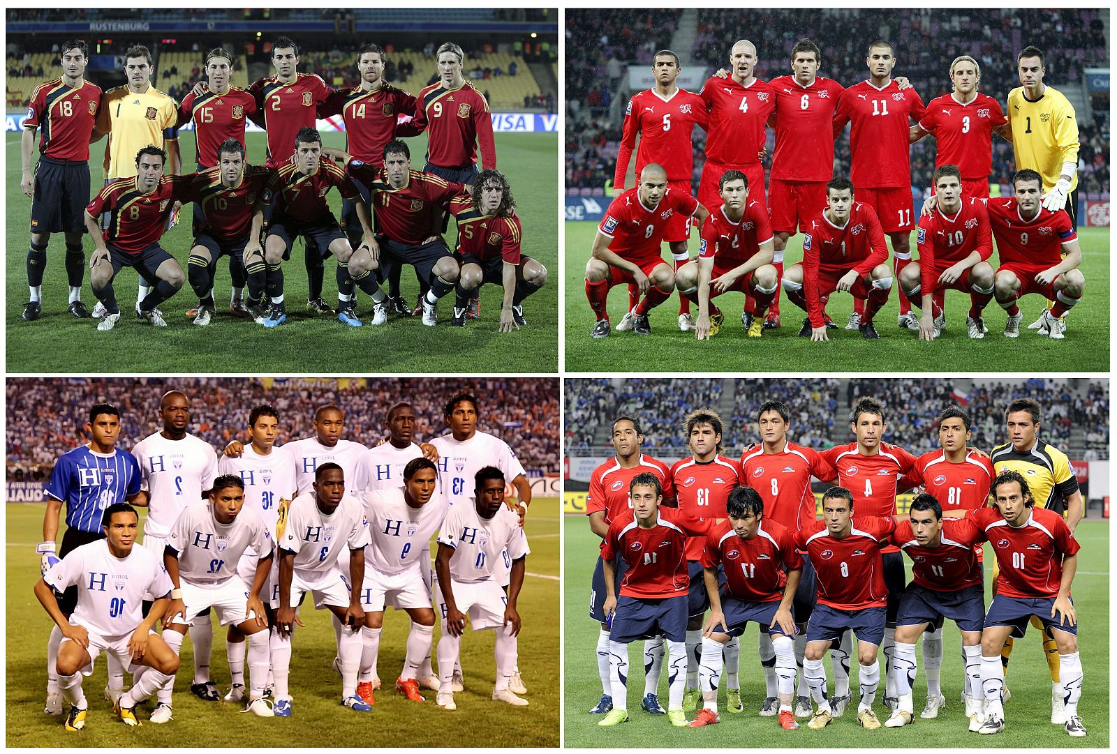 Suiza conforma junto a España, Honduras y Chile el grupo H.