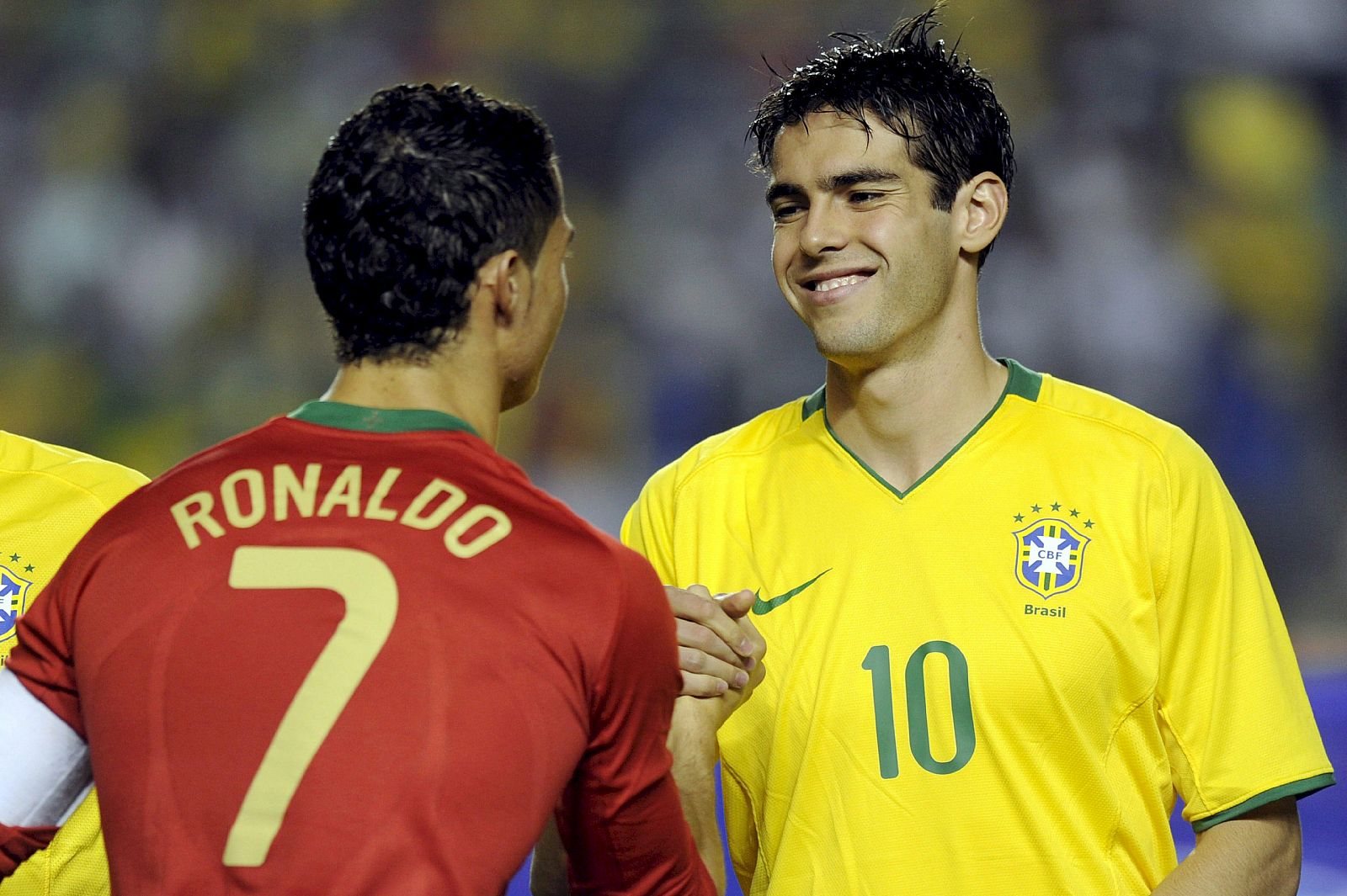 Kaká y Cristiano Ronaldo se verán las caras en la primera fase del Mundial.