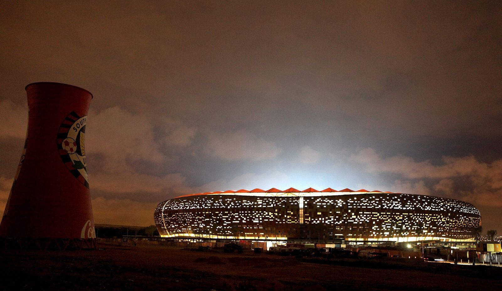 FNB Stadium de Johannesburgo, escenario del partido inaugural del Mundial 2010