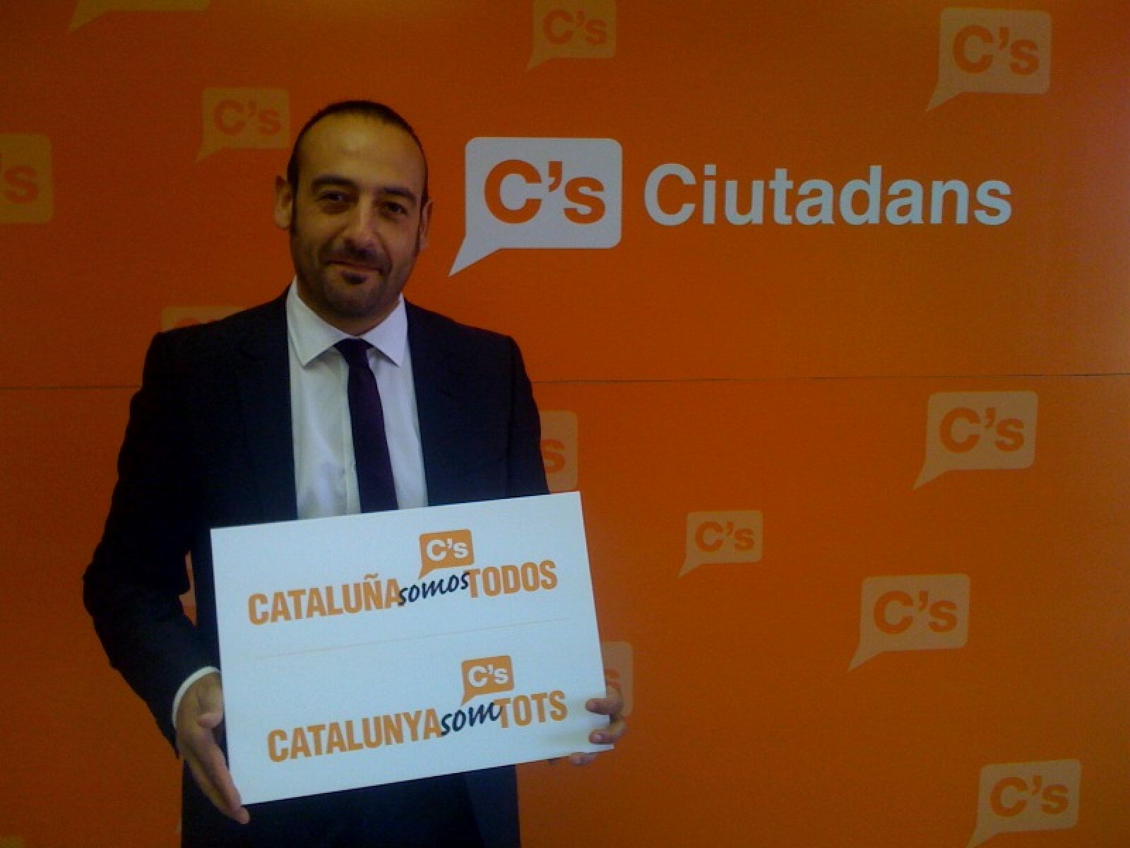 El portavoz del partido Ciutadans de Catalunya, Jordi Cañas.