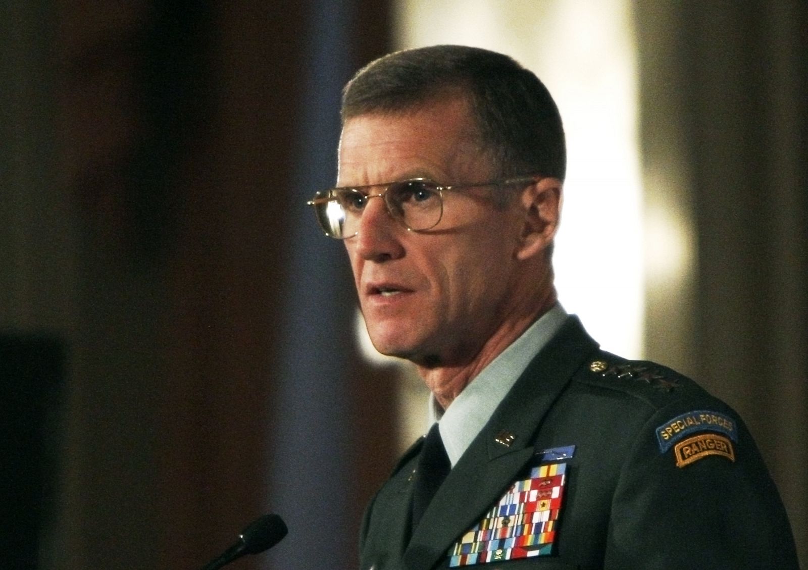 El general McChrystal, responsable de la estrategia en la guerra de Afganistán.