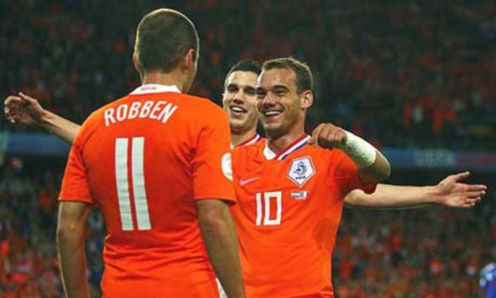  Robben, Sneijder y Van Persie