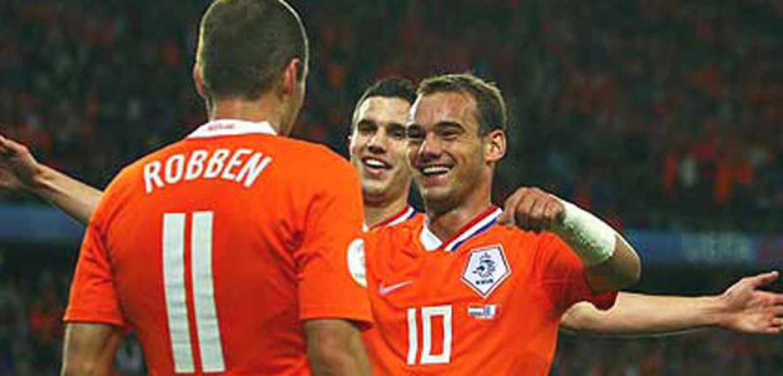 Robben, Sneijder y Van Persie