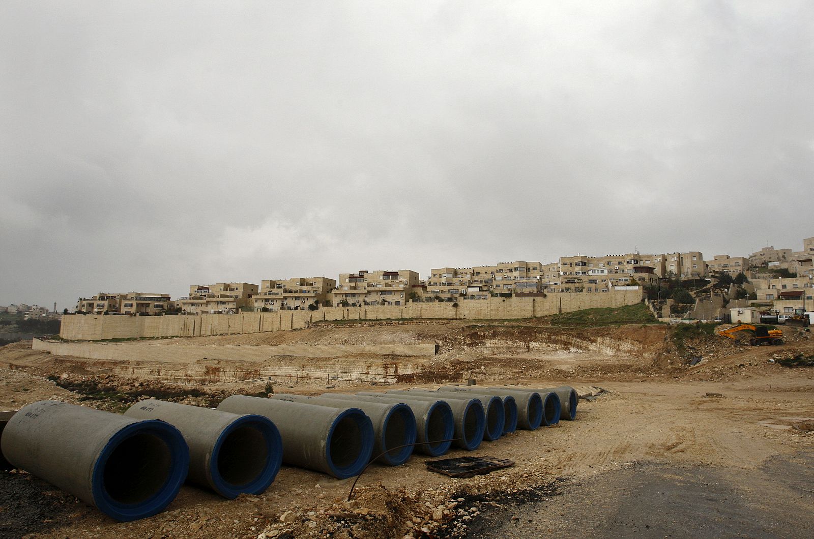 Jerusalén Este (en la imagen) es el lugar en el que Israel pretende construir 600 casas más