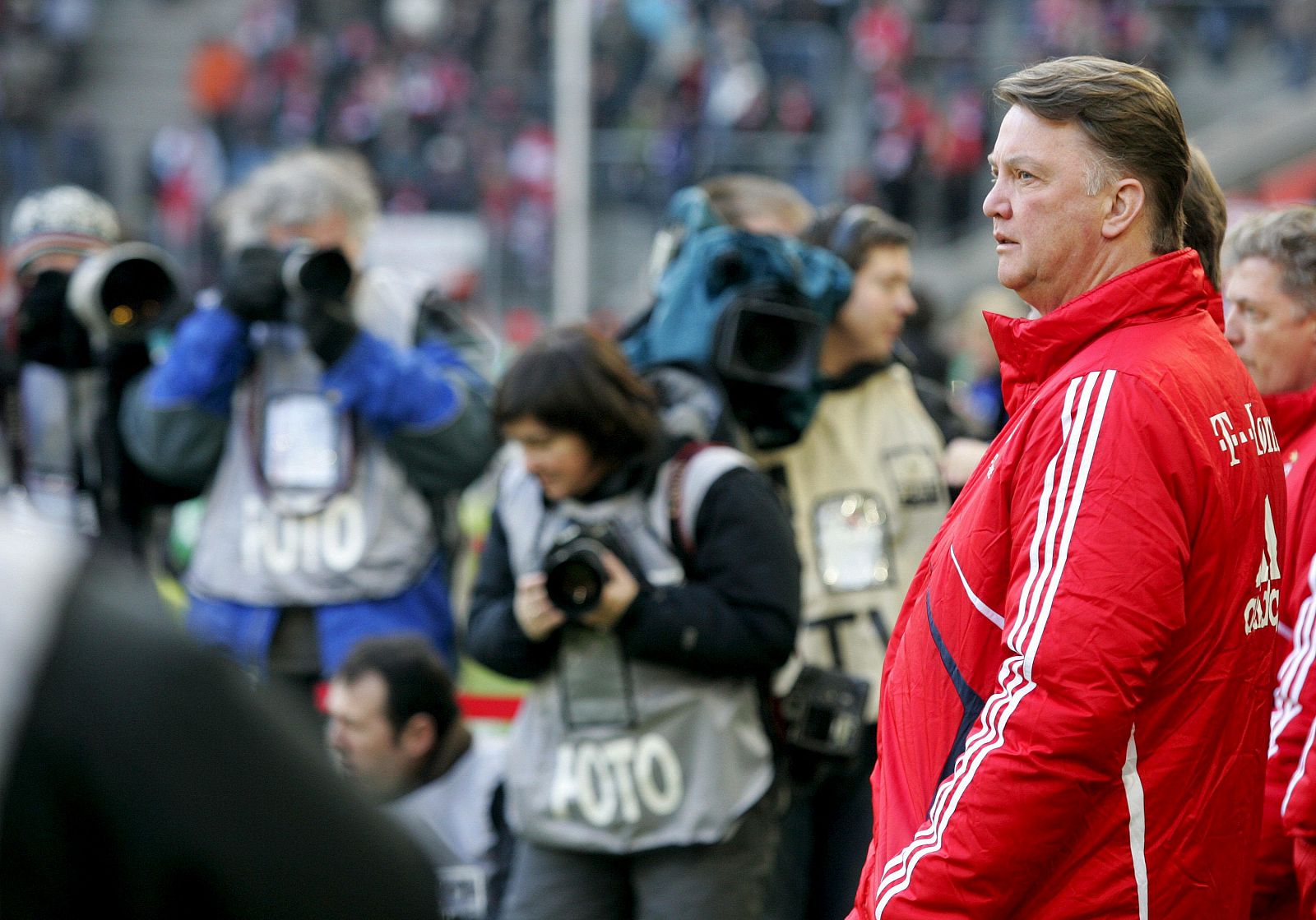 El entrenador del Bayern Munich, Louis van Gaal.