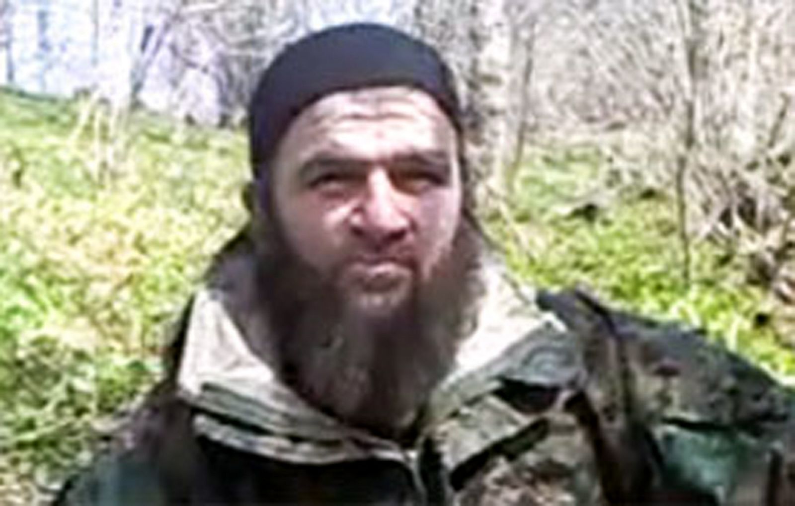 Screenshot of Chechen rebel leader Doku Umarov