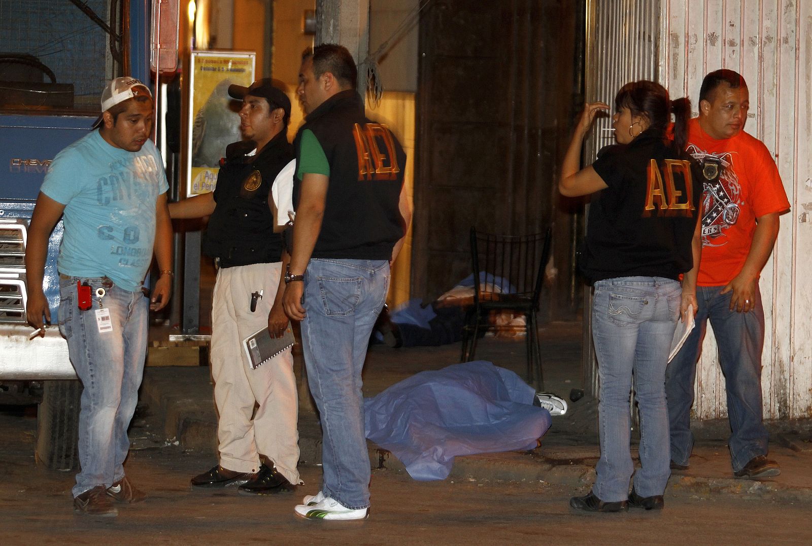 Imagen del último caso por narcotráfico en México