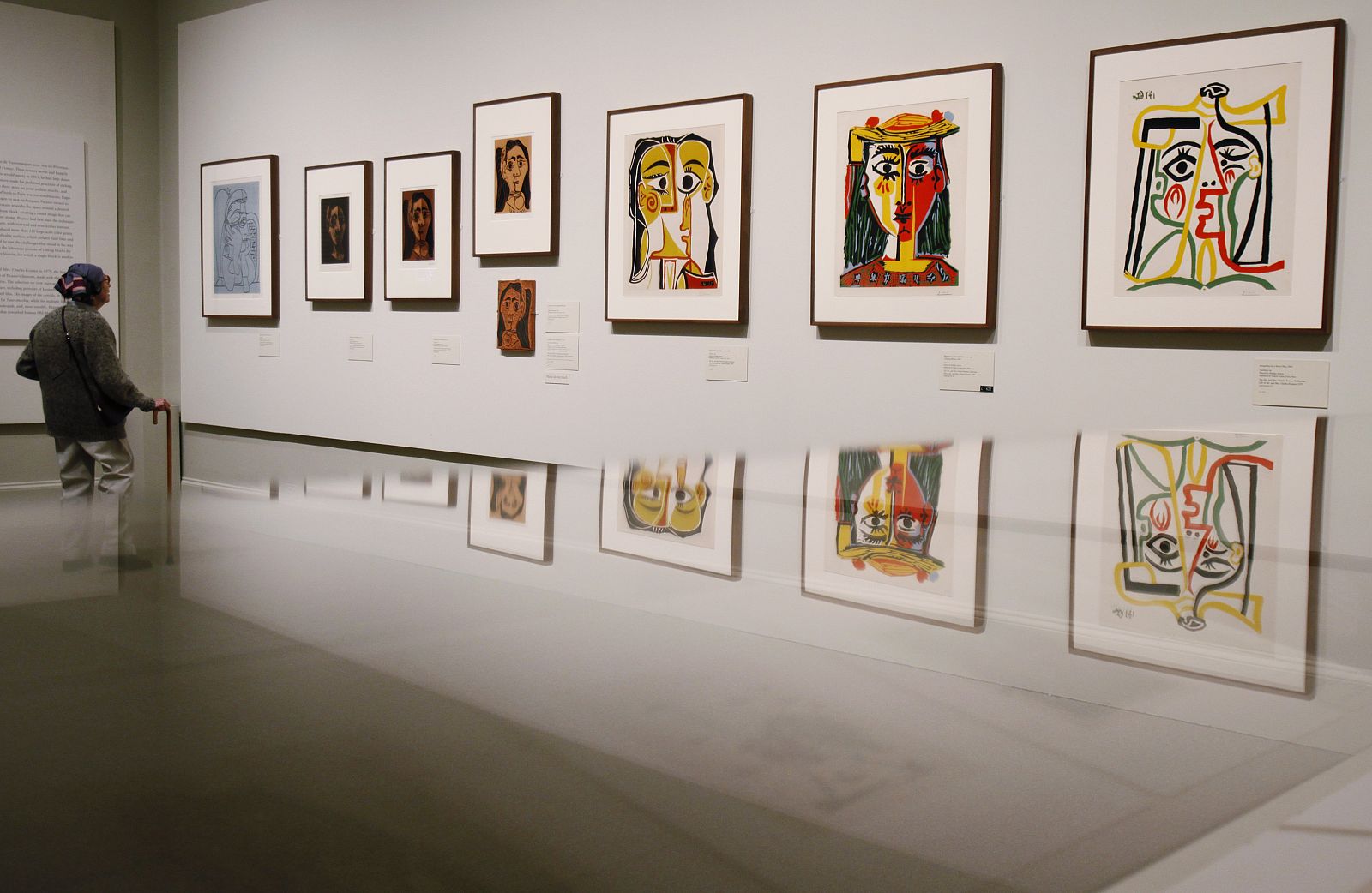 Vista general de algunas de las obras de Picasso expuestas en el Met de Nueva York