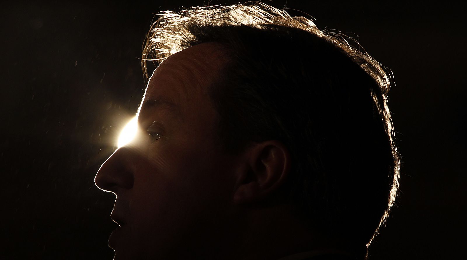 David Cameron durante uno de sus últimos mítines