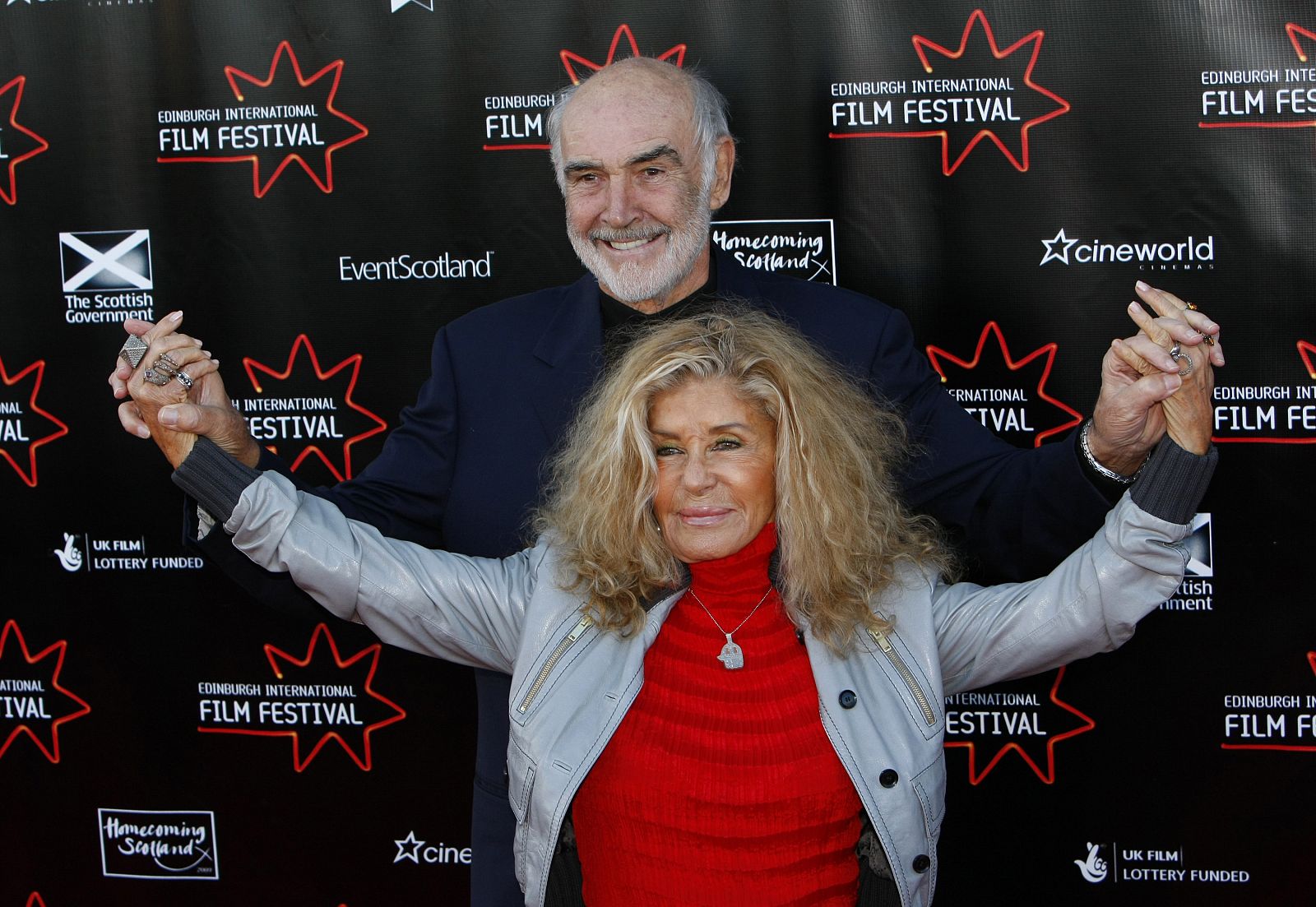 Sean Connery y su mujer, Micheline Roquebrune, en junio de 2009.